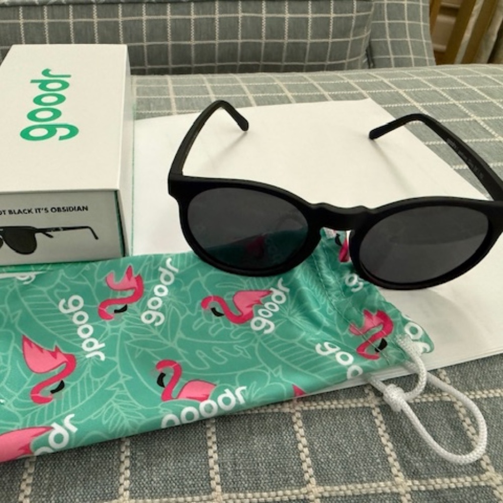 Sunglasses - Goodr - “It’s not BLACK it’s Obsidian” - NEW